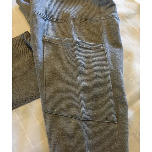 Umbro Girls Grey Leggings 10/12 Skinny Ankle Joggers - Picture 4 of 5